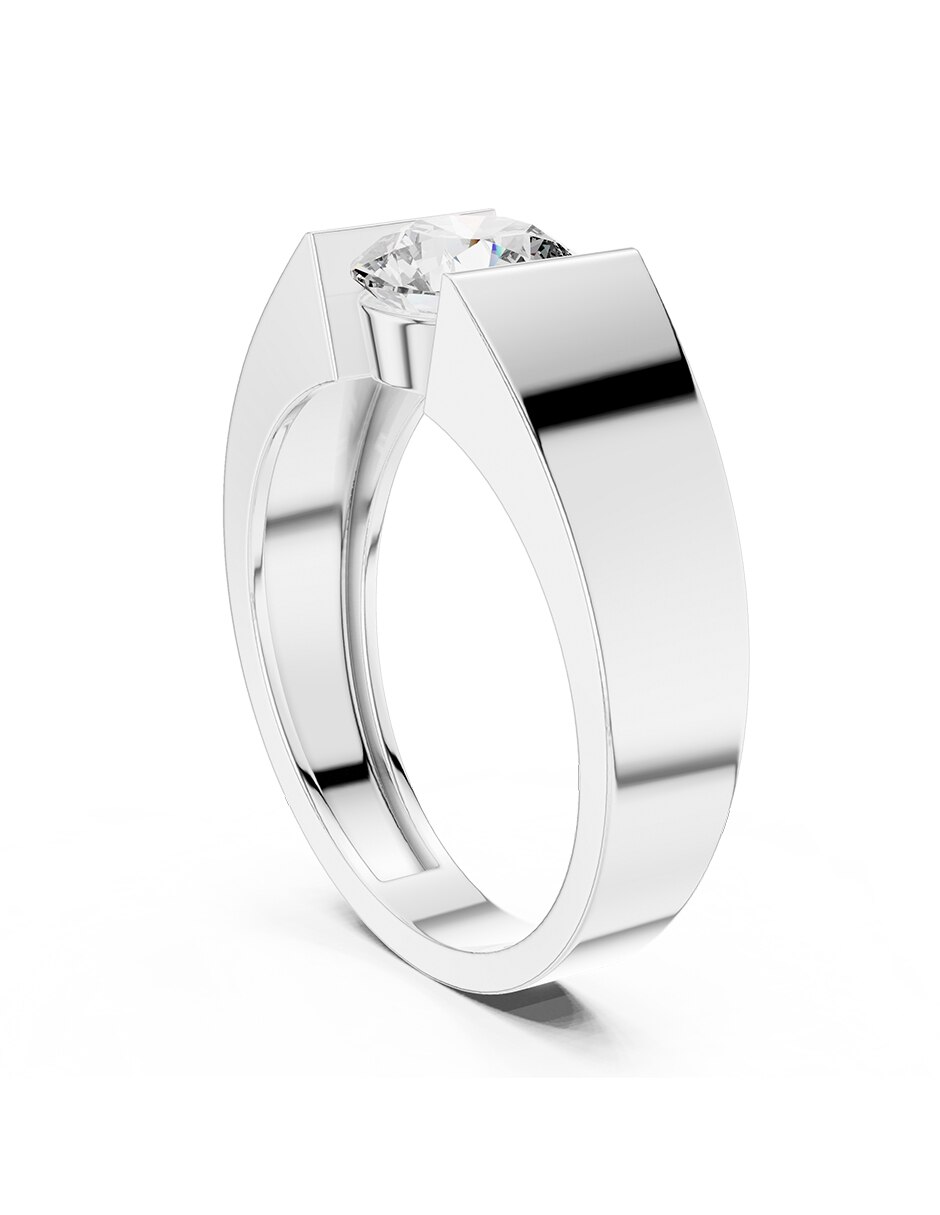 Anillo de compromiso de oro 18 K 3