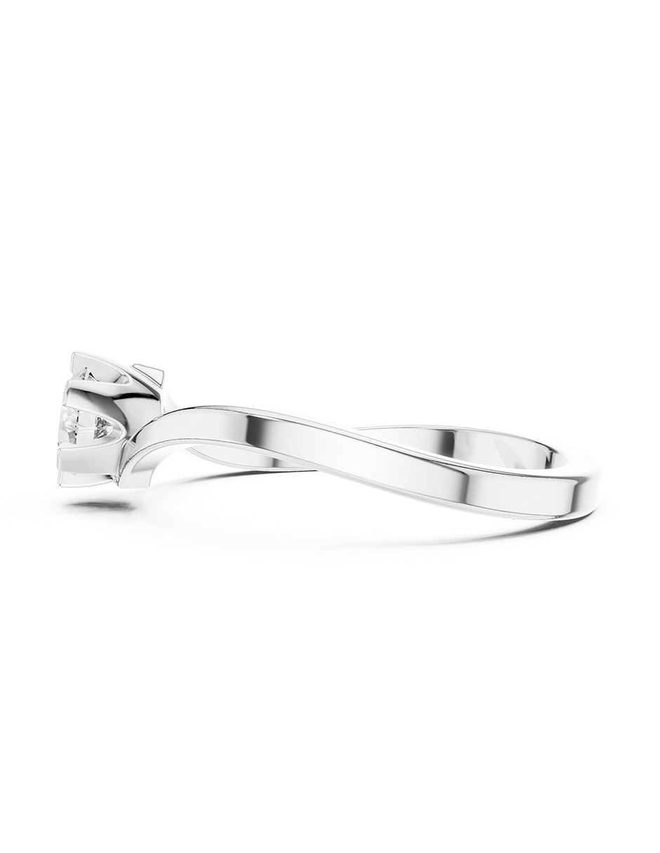 Anillo de compromiso de oro 18 K 4