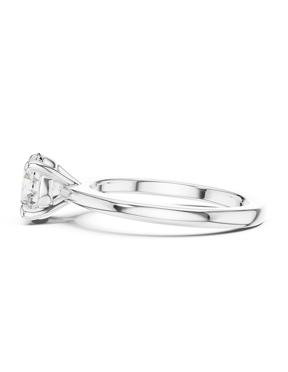 Anillo de compromiso de oro 18 K 4