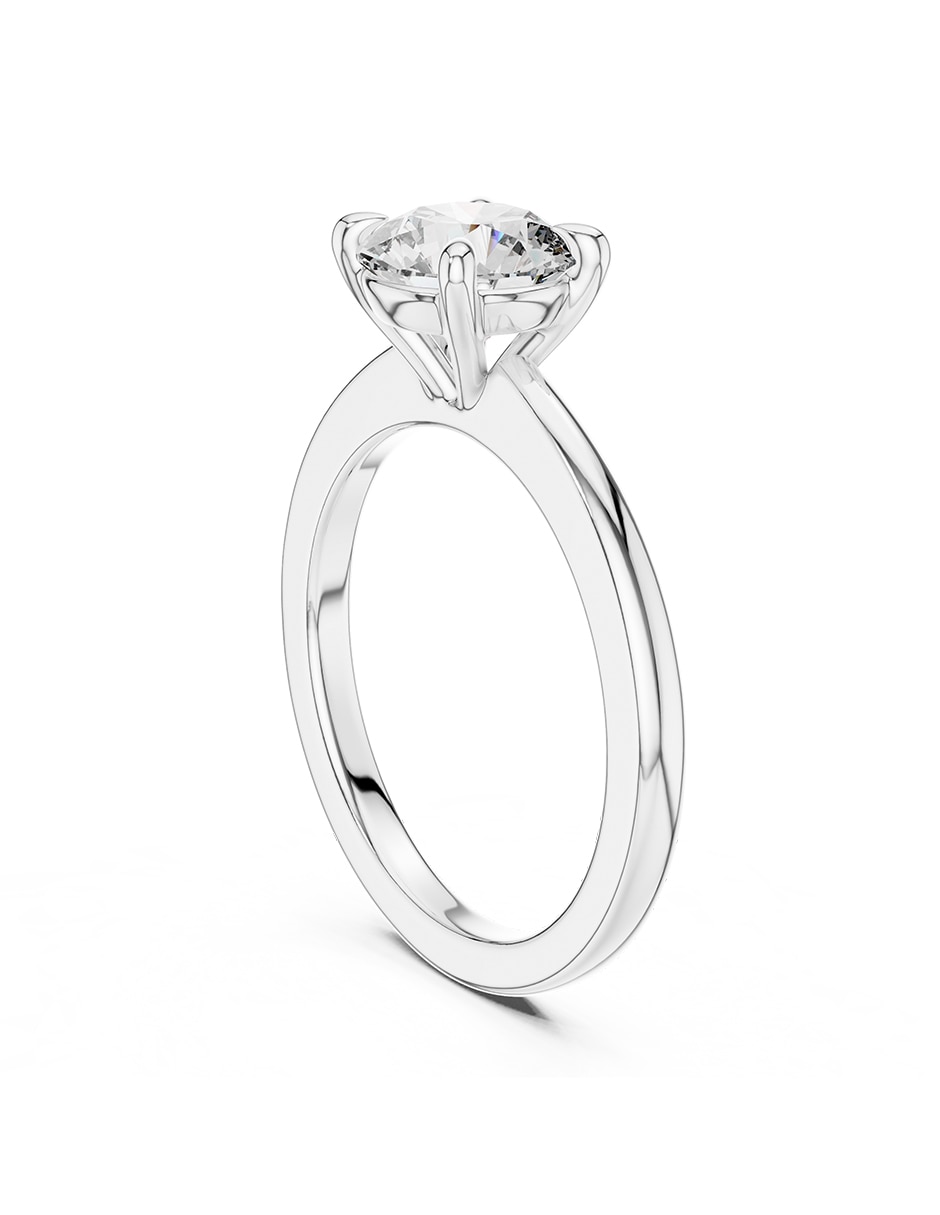 Anillo de compromiso de oro 9 K 3