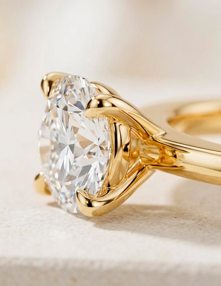 Anillo de compromiso de oro 18 K Amore Mio