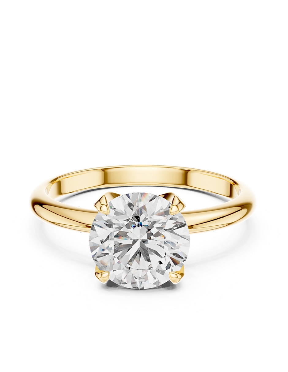 Anillo de compromiso de oro 18 k