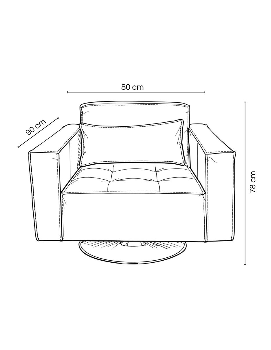 Sillón Ocasional Boss M & E Muebles