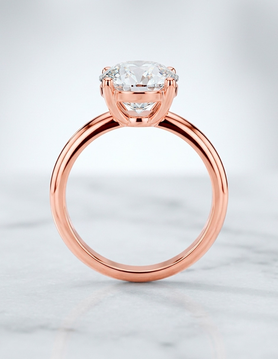 Anillo de compromiso de oro 18 k 7