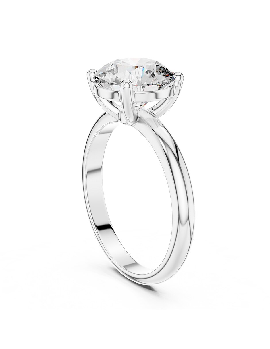 Anillo de compromiso de oro 18 k 3