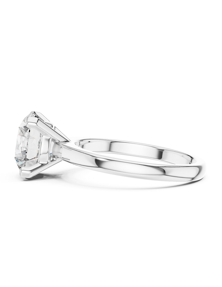 Anillo de compromiso de oro 9 k zirconia cúbica 5