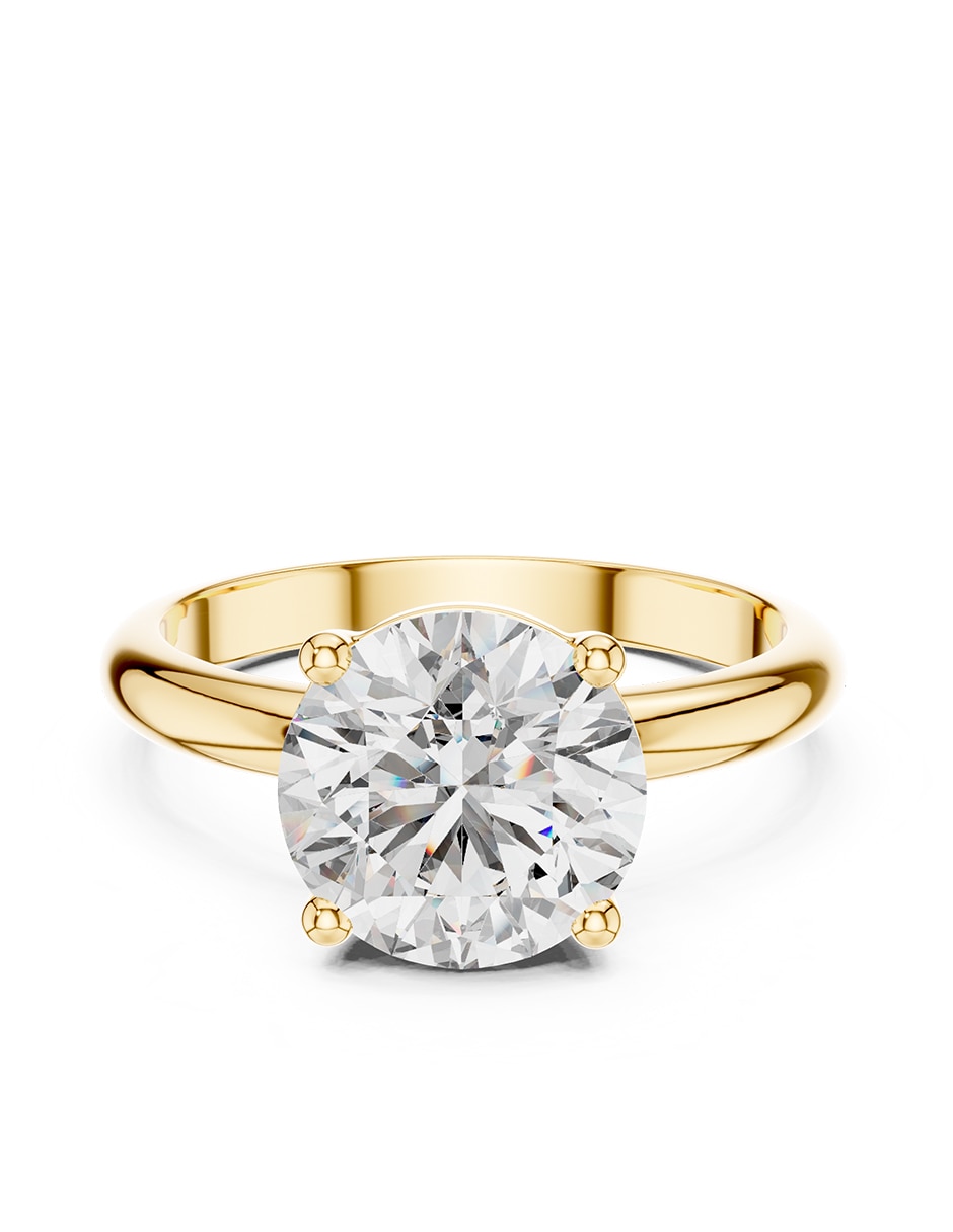Anillo de compromiso de oro 14 k Anillo de compromiso de oro 14 k