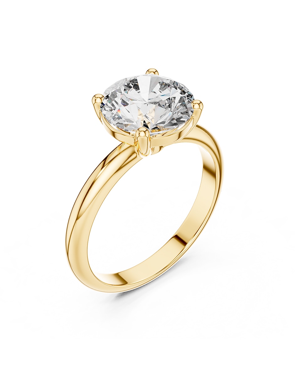 Anillo de compromiso de oro 18 k Amore Mio
