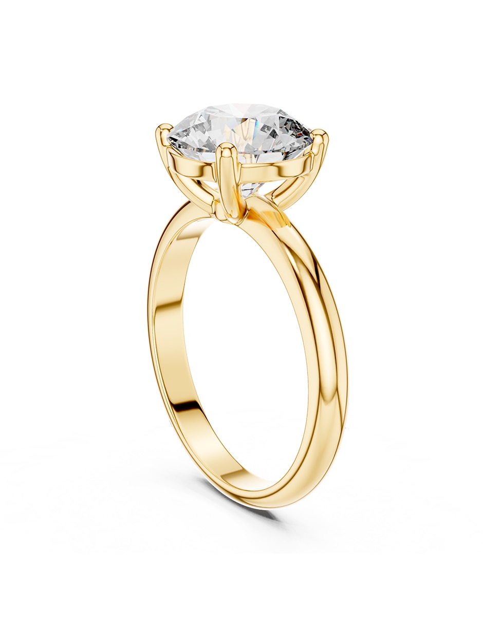 Anillo de compromiso de oro 18 k Amore Mio