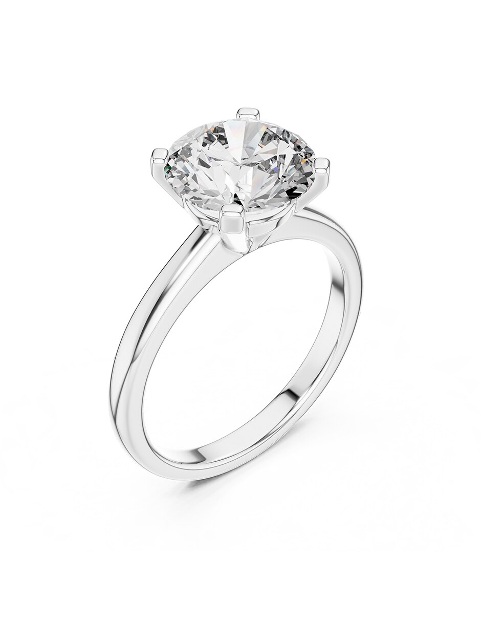 Anillo de compromiso de oro 18 k 2