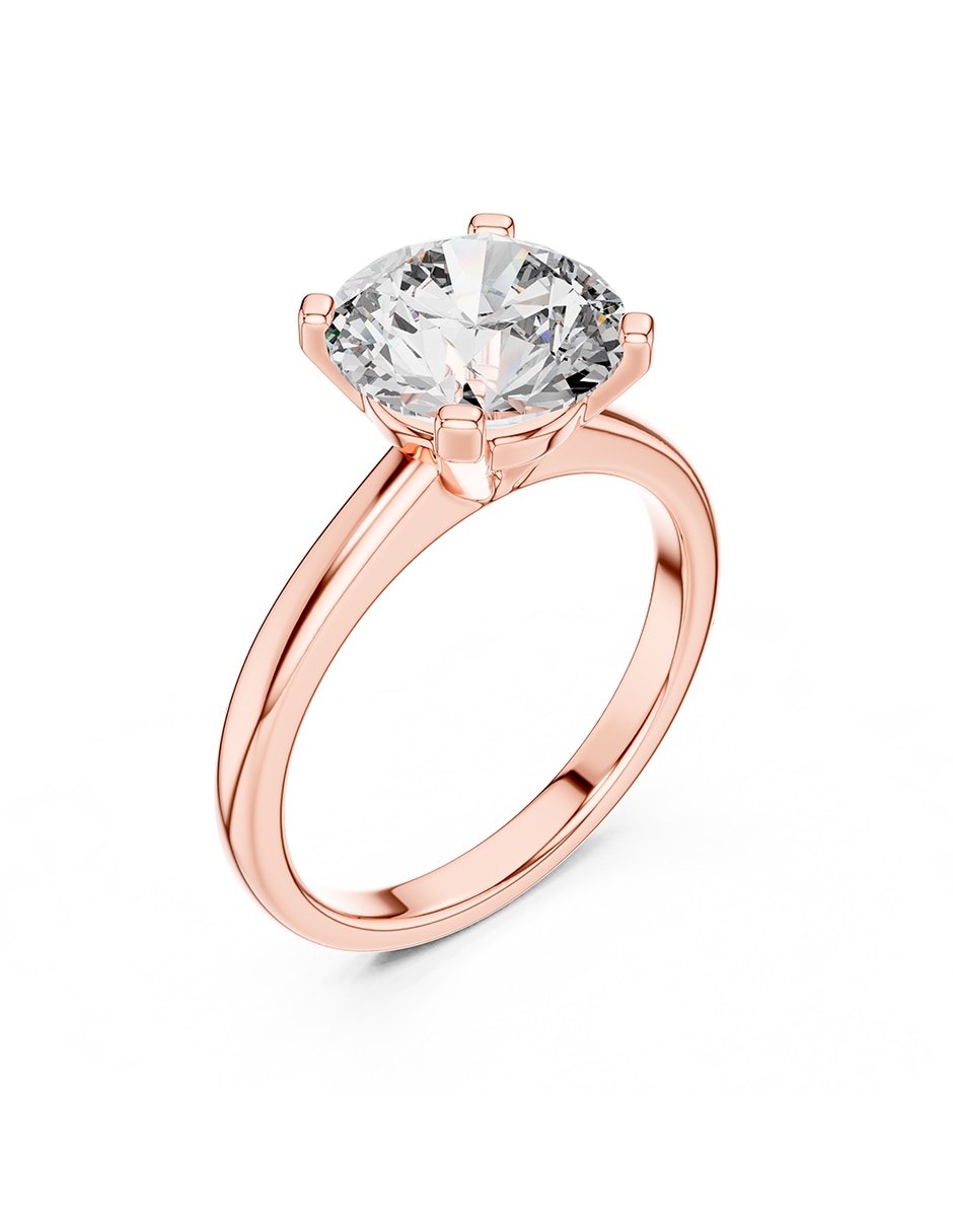 Anillo de compromiso de Oro 9 k 2