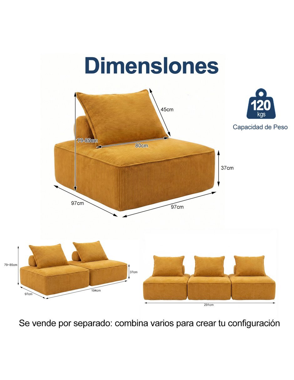ZIVA CORDUROY BEIGE de Algodón y poliéster 11