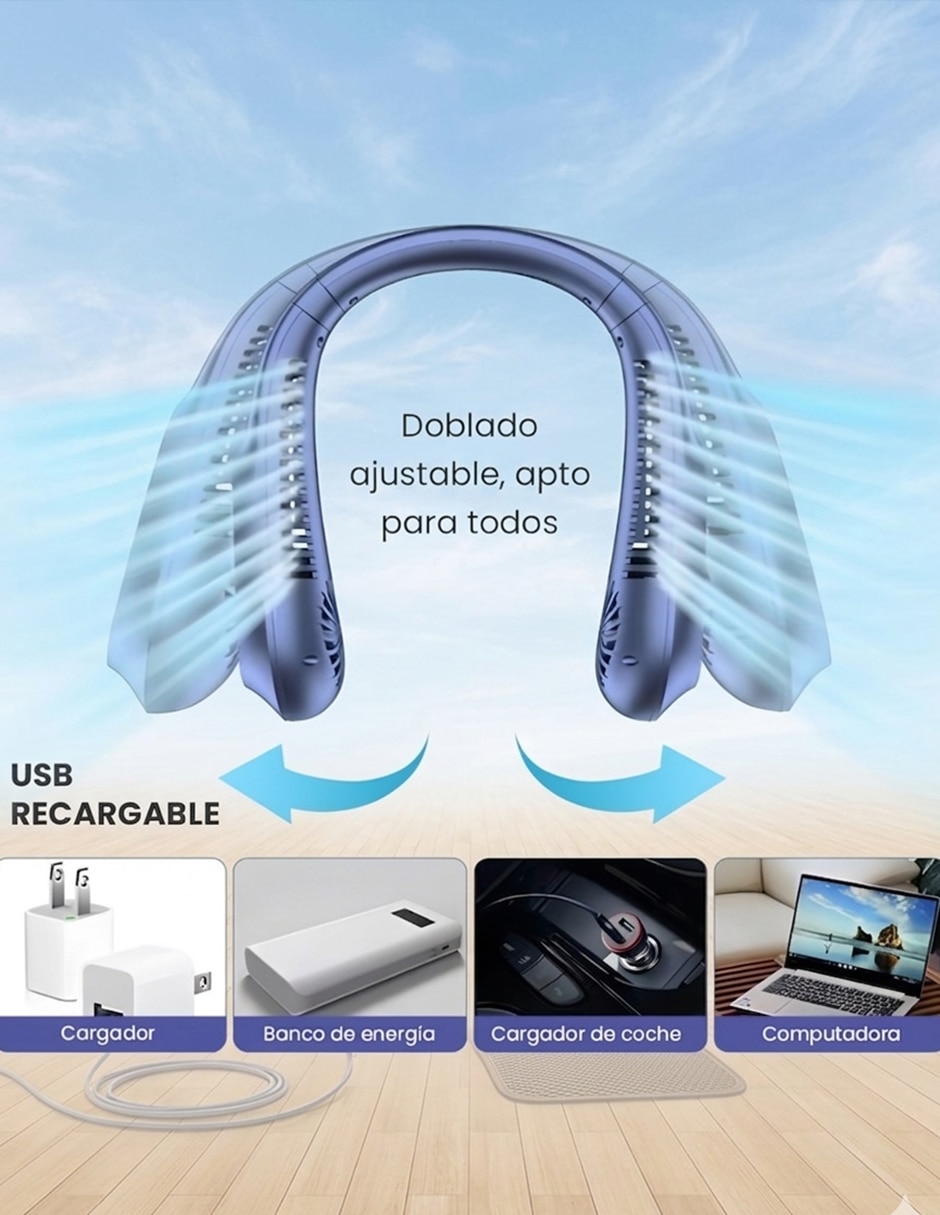 Ventilador de cuello Ventdepot 5 velocidades