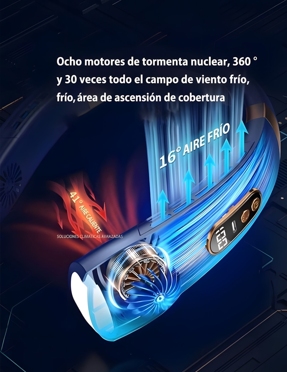 Ventilador de cuello Ventdepot 5 velocidades