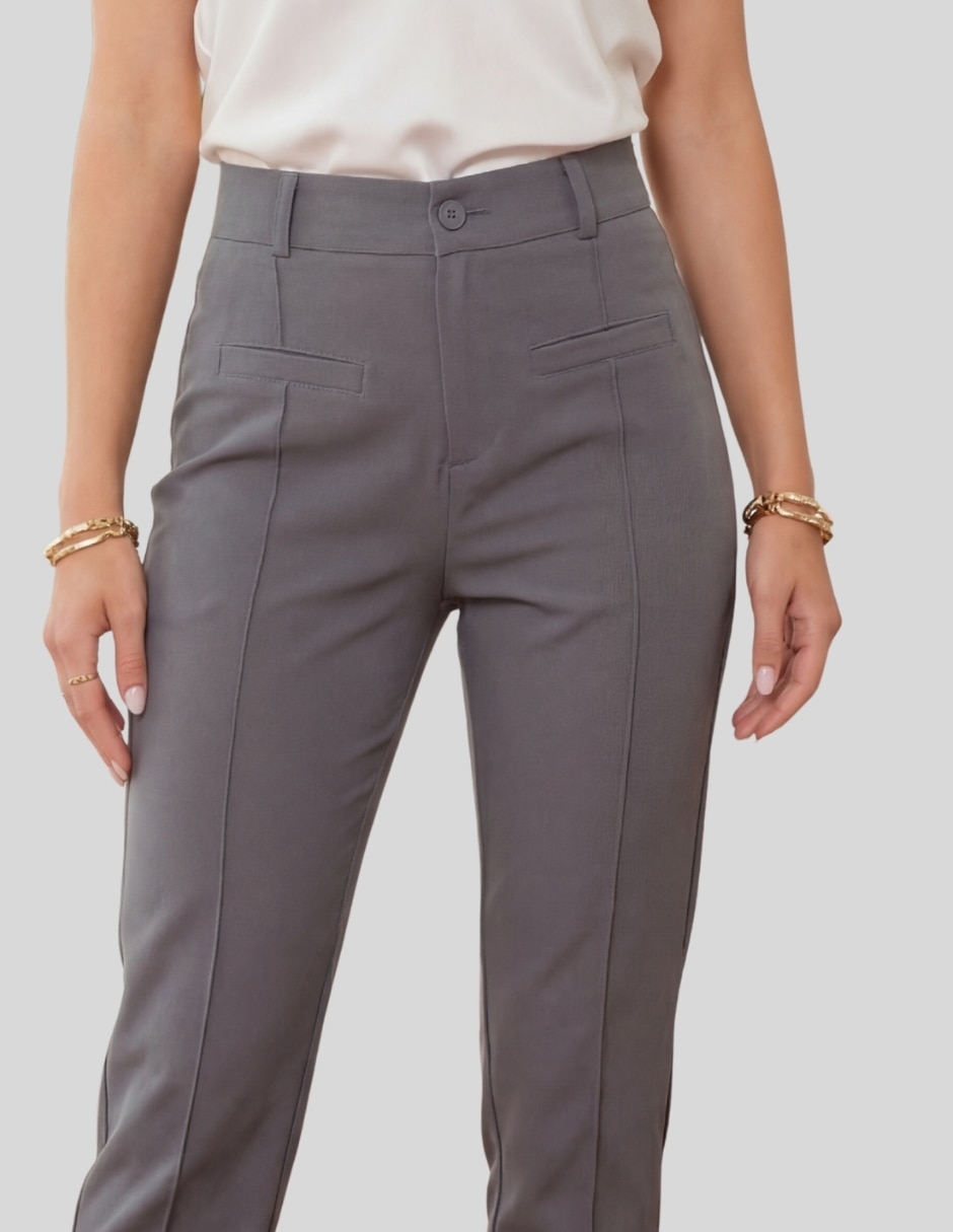Pantalón de vestir Malabis slim para mujer