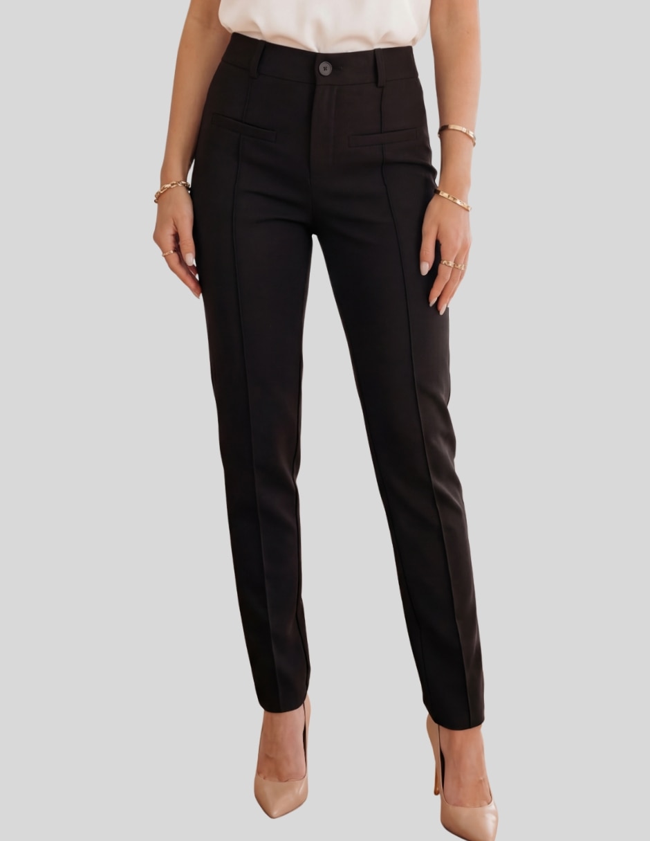 Pantalón de vestir slim para mujer Pantalón de vestir slim para mujer