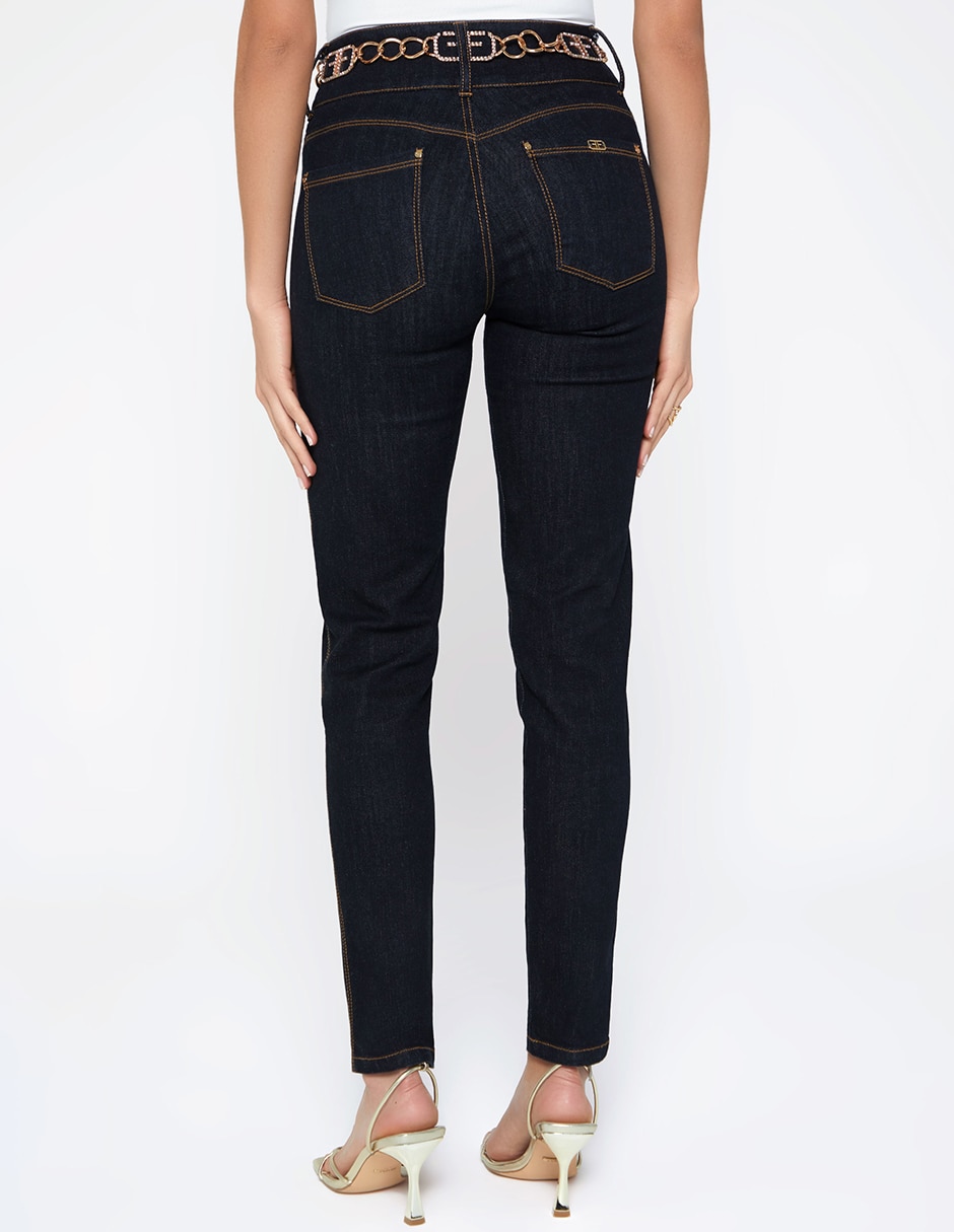 Jeans/Jegging/Jeans jogger Regular Skinny STUDIO F Akora corte Cintura para mujer