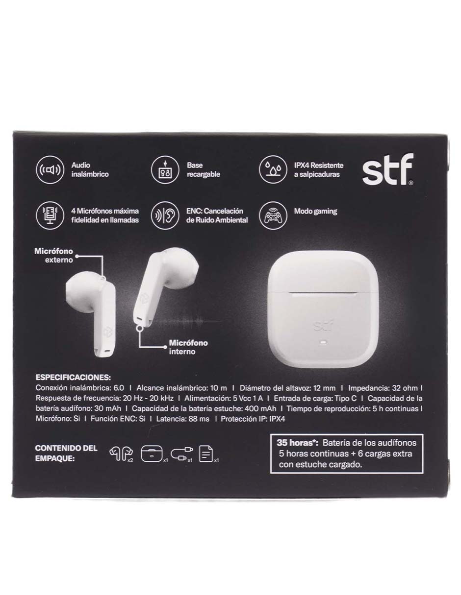 Audífonos True Wireless Hyro Tws inalámbricos con cancelación de ruido 8