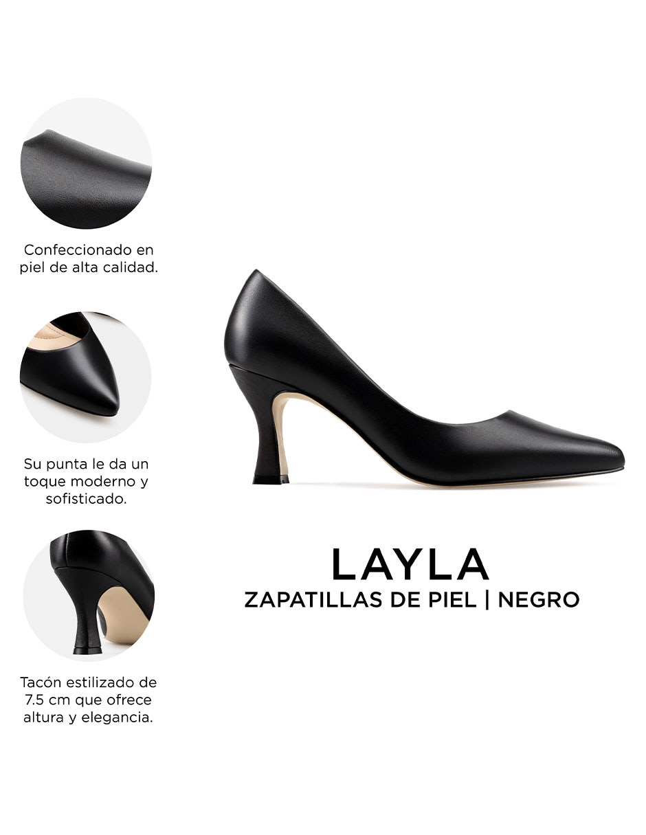 Zapatilla piel Davenia Layla