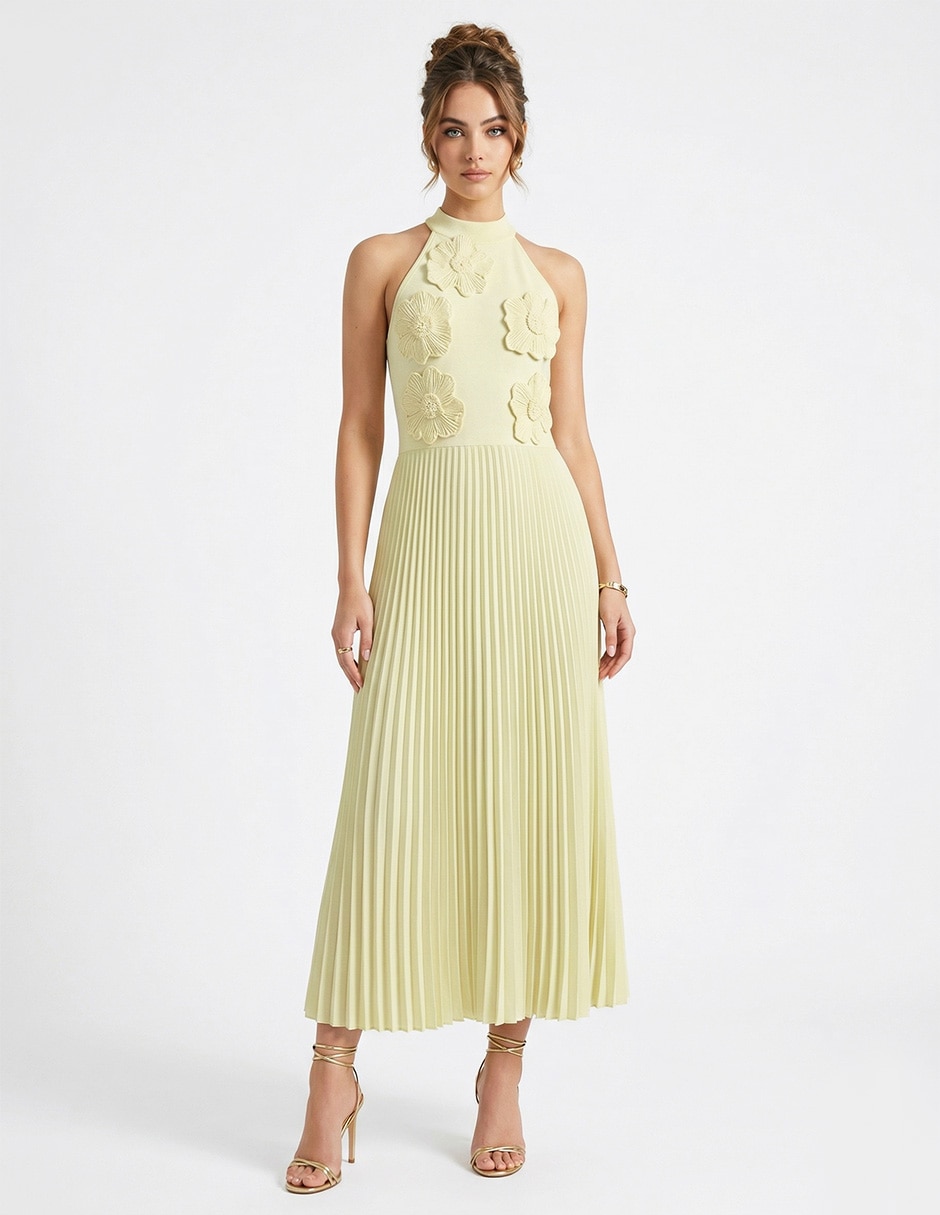 Vestido crop cocktail para mujer