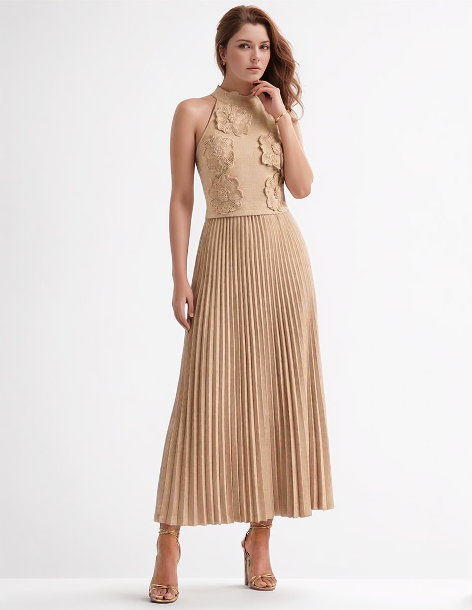 Vestido crop cocktail para mujer Vestido crop cocktail para mujer
