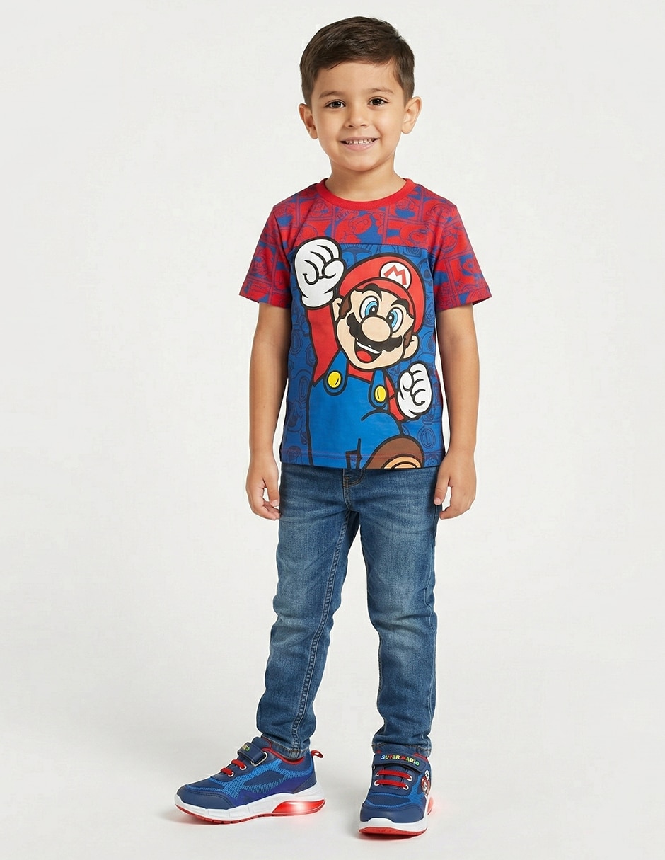 Tenis Kuali Shoes para niño Super Mario Bros