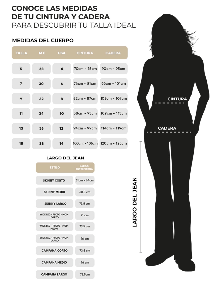 Jeans super skinny corte cintura alta para mujer 2