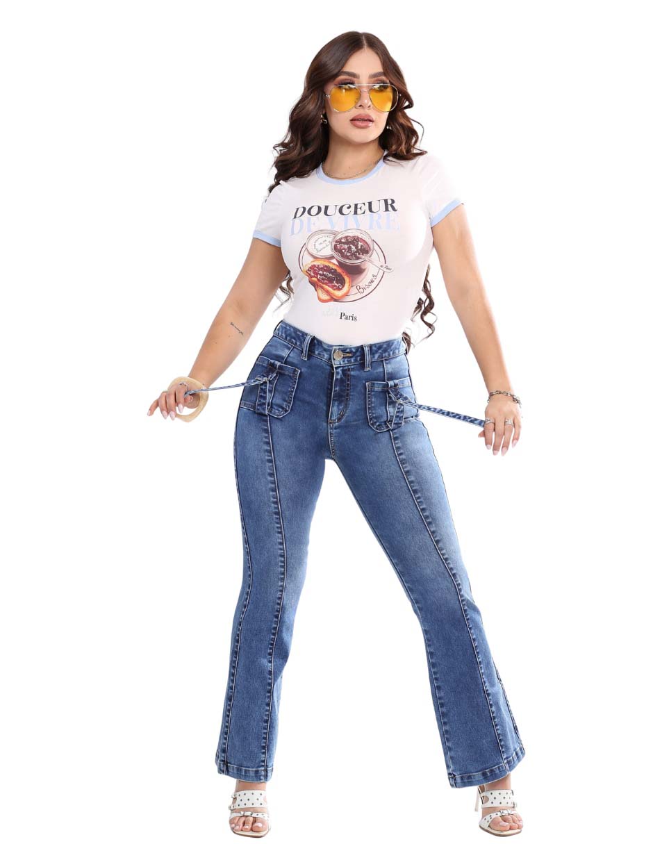 Jeans campana Savi Jeans para mujer