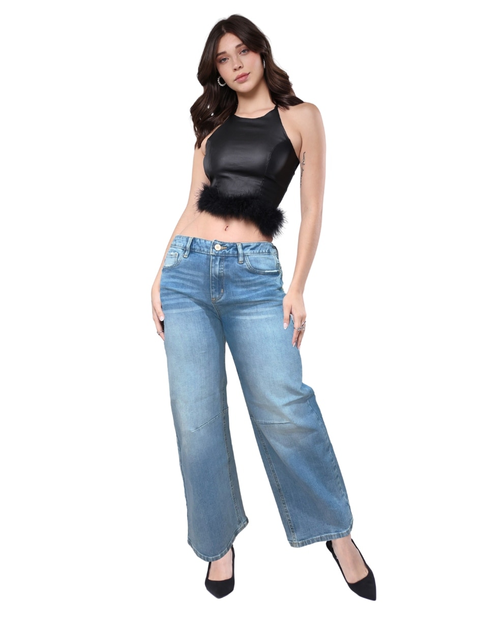 Jeans relajado Savi Jeans para mujer