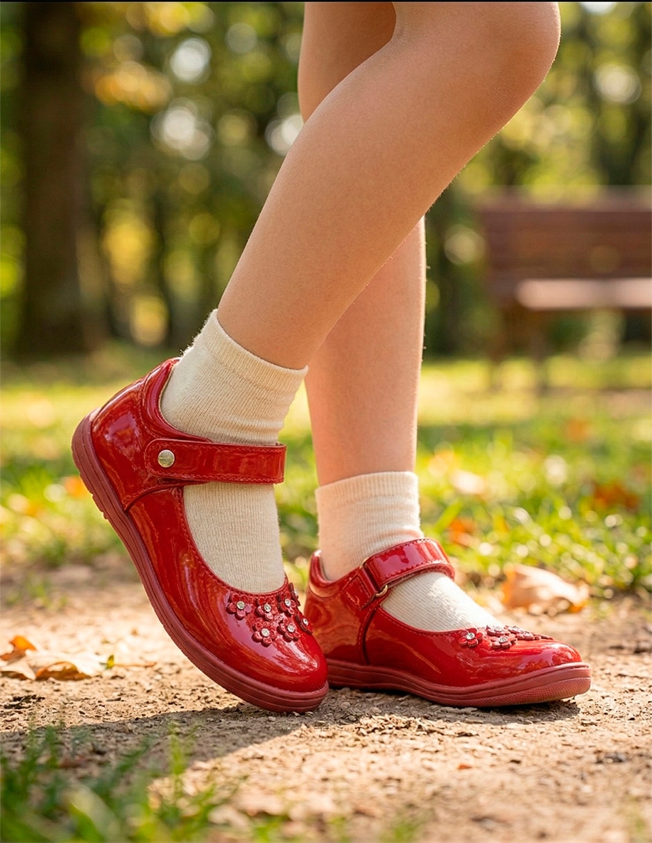 trendy de charol para niña 4