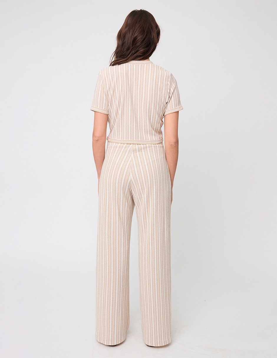 Blusa Linea Pura manga corta para mujer