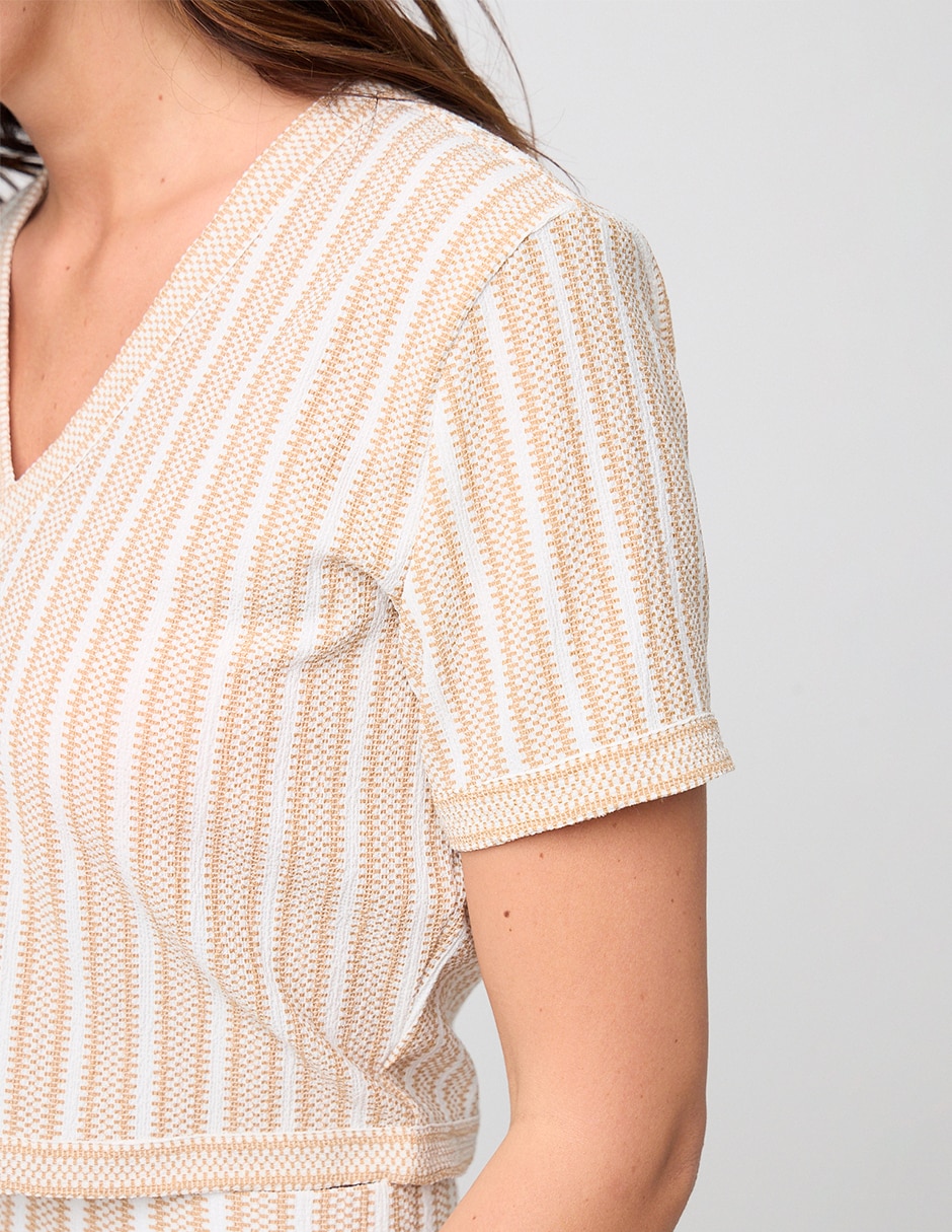 Blusa manga corta para mujer 10