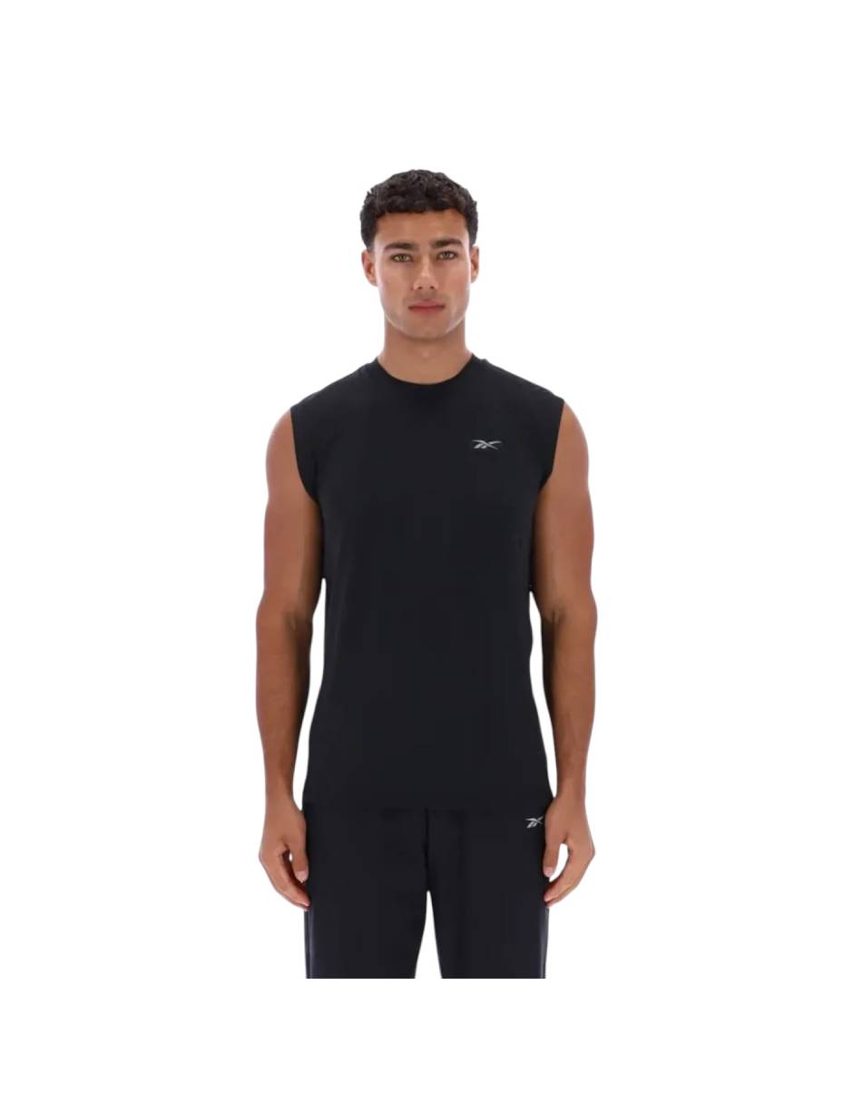 Playera reebok tank cuello redondo para hombre