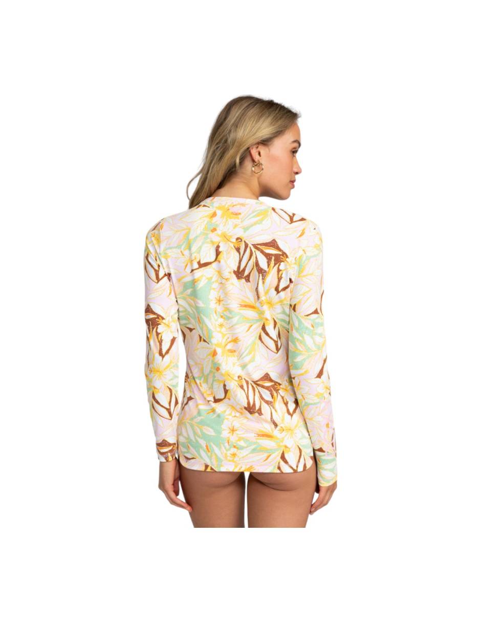 Traje de baño completo estampado floral para mujer 3
