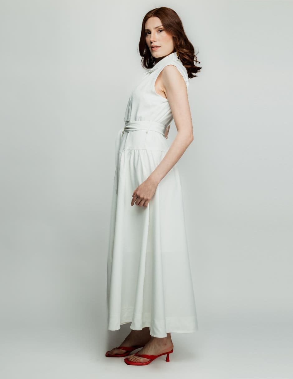 Vestido largo casual Zuio para mujer