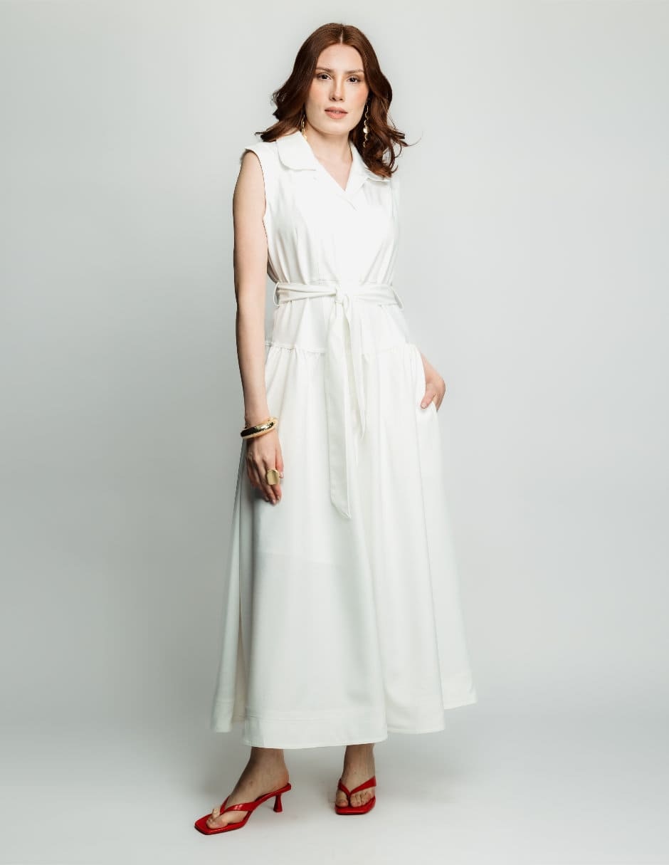 Vestido largo casual Zuio para mujer