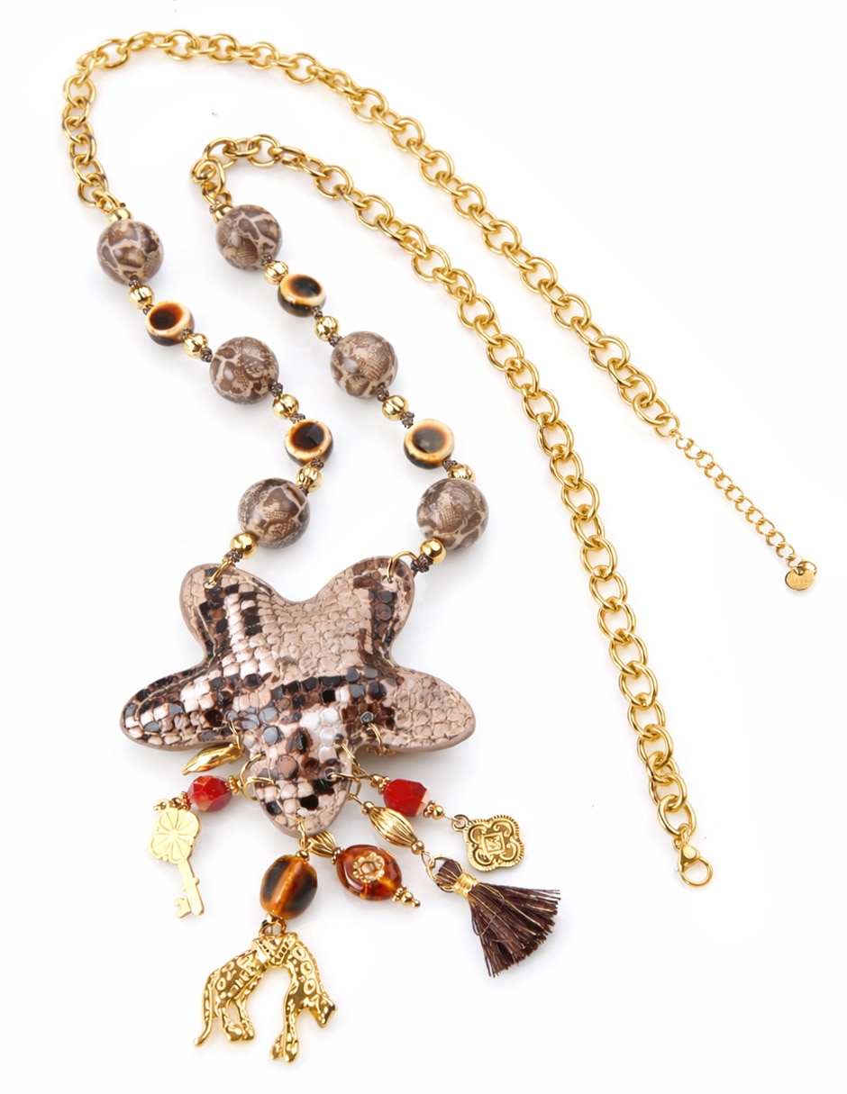 Collar de estrella Yoiko Solaris Charm de 18 K