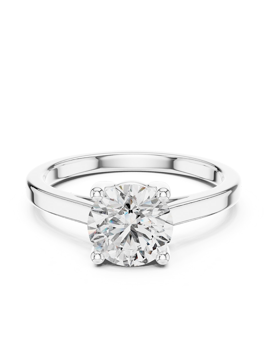 Anillo de compromiso de oro 18 k ! Diamante de laboratorio 1