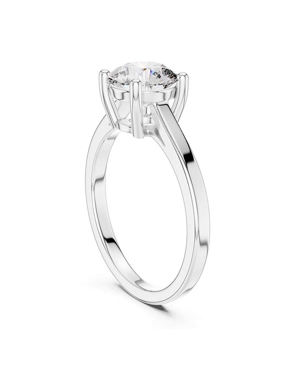 Anillo de compromiso de oro 18 k ! Diamante de laboratorio 3