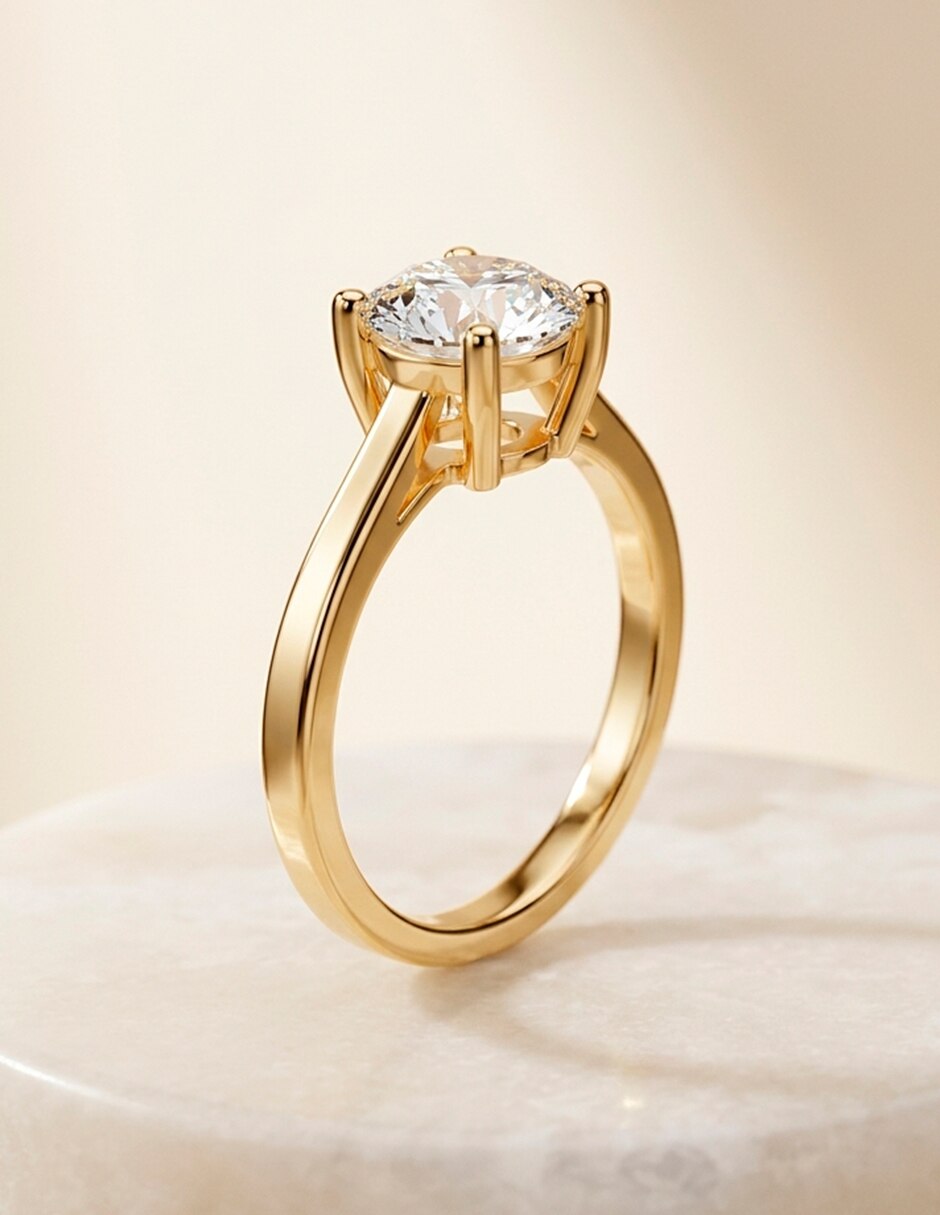 Anillo de compromiso de Oro 18 K Amore Mio
