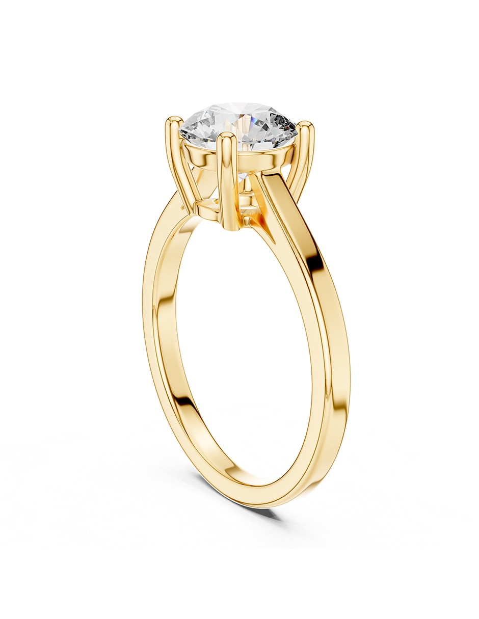 Anillo de compromiso de Oro 14 K Amore Mio
