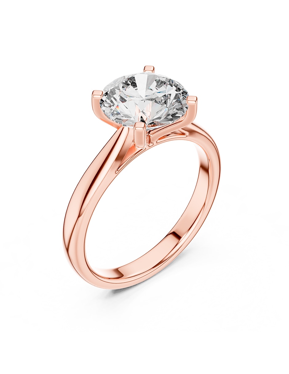 Anillo de compromiso de Oro 14 K 2