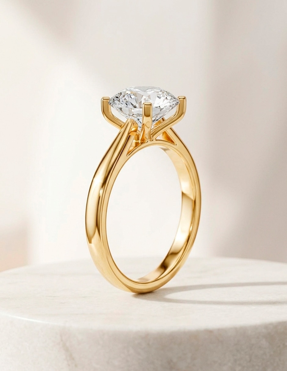 Anillo de compromiso de Oro 18 K Amore Mio