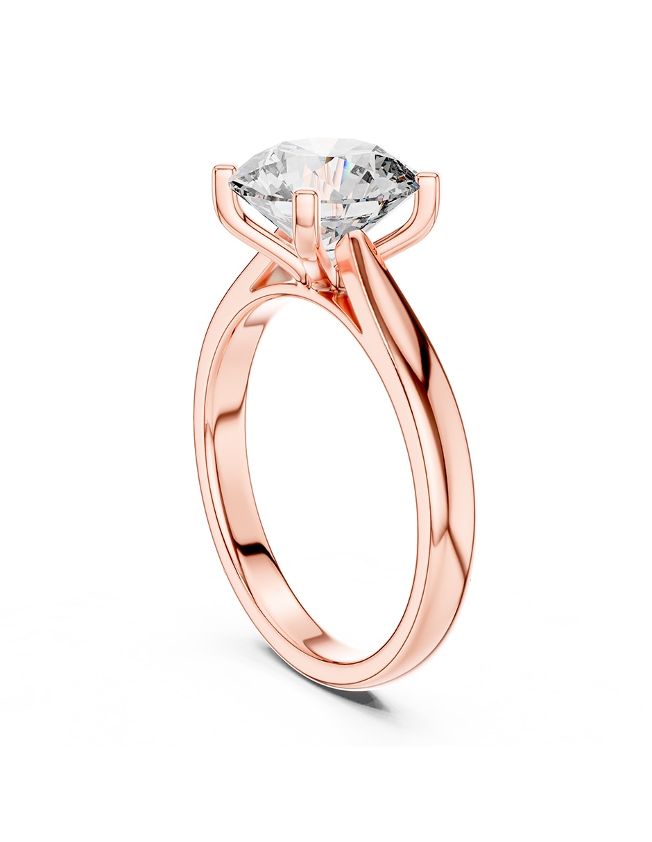 Anillo de compromiso de Oro 14 K 3