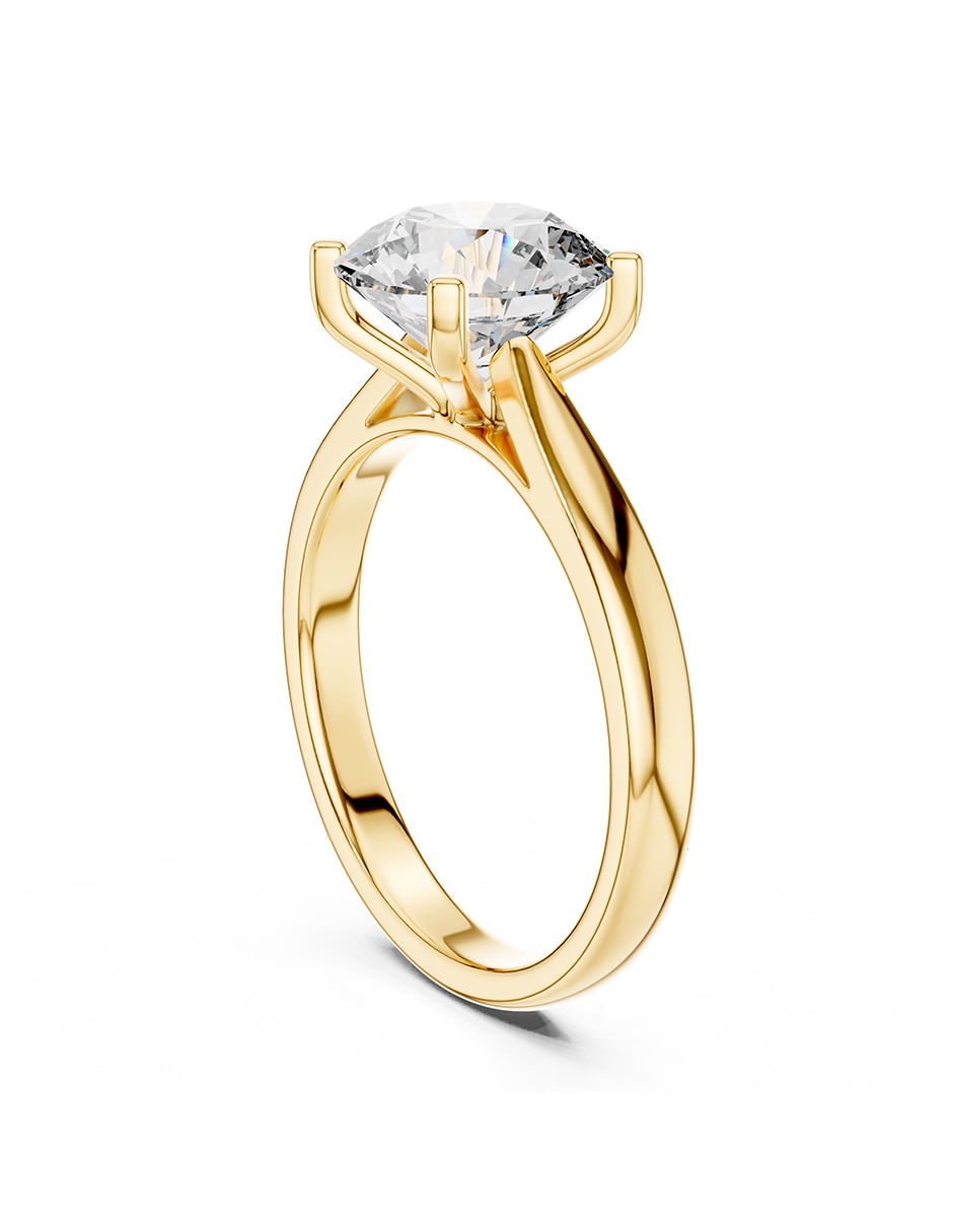 Anillo de compromiso de Oro 14 K Amore Mio
