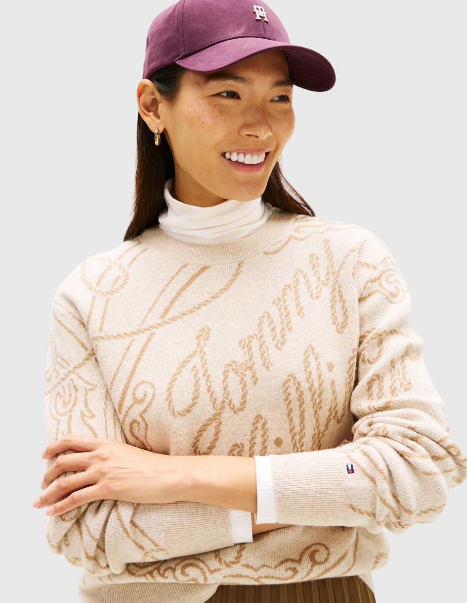Suéter cuello redondo para mujer 2