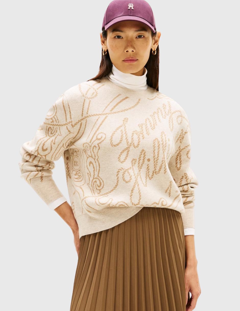 Suéter cuello redondo para mujer Suéter cuello redondo para mujer
