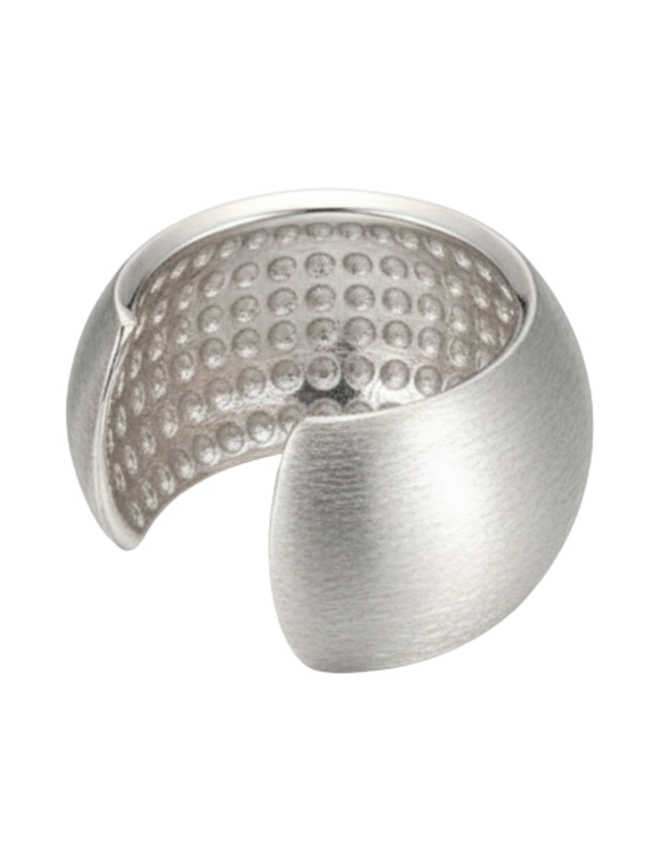 Aretes ear cuff de plata P 925 con acabado brillante 4