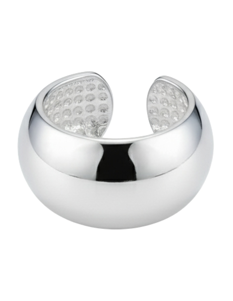 Aretes ear cuff de plata P 925 con acabado brillante 2