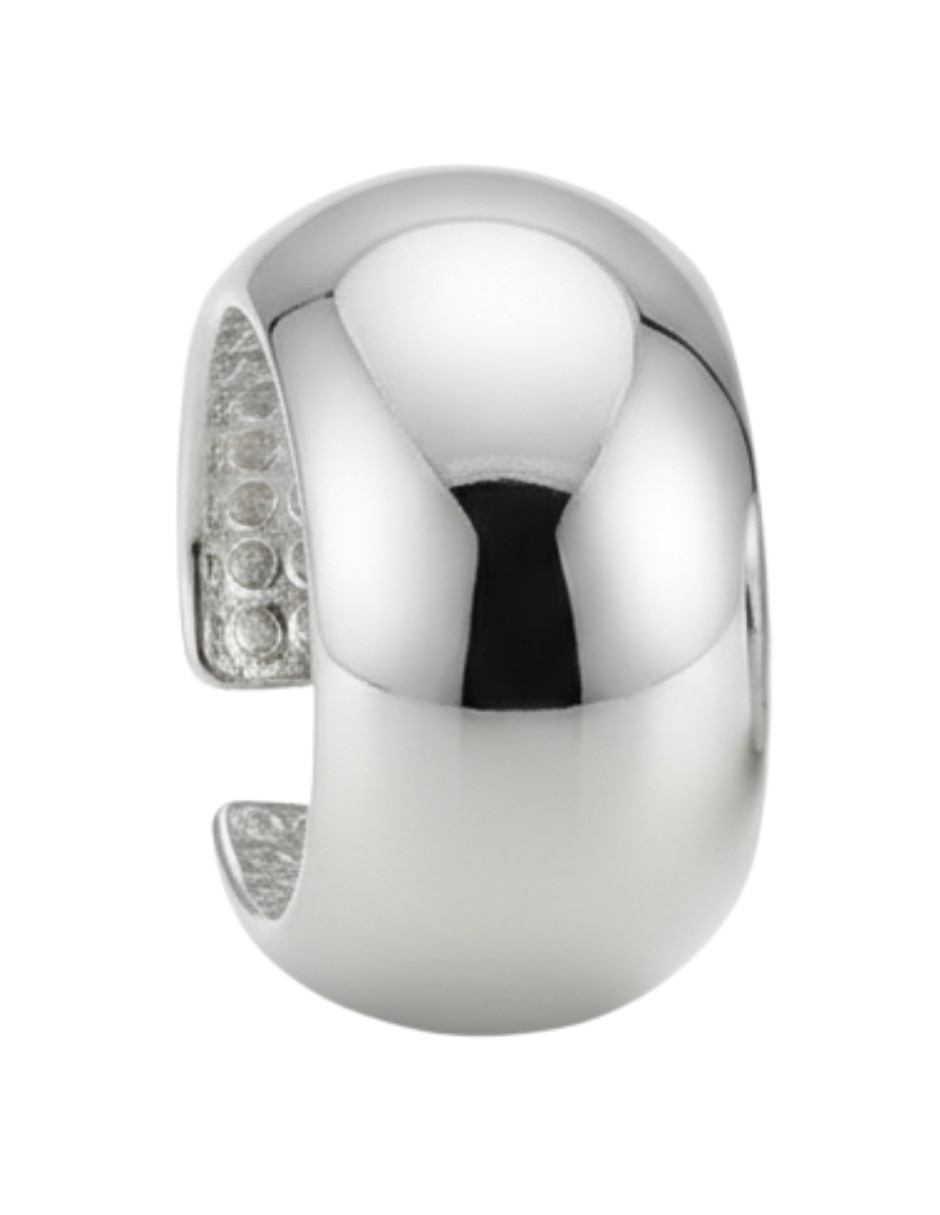 Aretes ear cuff de plata P 925 con acabado brillante 3